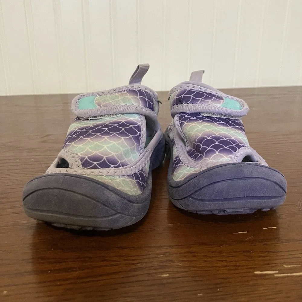 Northside Mermaid Toddler Girls Quick-Drying Water Shoe Size 6 Easy On/Off Strap